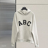 Aidase   Fw21 New Season 7 High Street Sweatshirt ABC Flocking Logo 100% Cotton Hip Hop Loose Oversize Unisex Fashion Hoodie aidase-shop