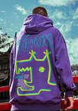 Aidase   Hoodies Man Pullover Sweatshirt Funny Graffiti Print Hoodies Fashion Men Hip Hop Hoodies Fleece Purple Hooded 8XL aidase-shop