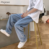 Aidase Hip Hop Oversized 3XL Jeans Mens Clothing Loose Chic Fashion Harajuku Korean Style Streetwear Handsome Leisure New Denim Simple aidase-shop