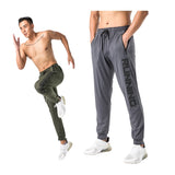 Gym Sweatpants Man Thin Fitness Trousers Slim Fit Quick Dry Running Long Pants Elastic Men Workout Pant aidase-shop