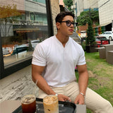 Aidase  2022 New Arrived V neck short sleeve men t shirt Slim Fit t-shirt men Skinny casual summer tshirt camisetas hombre M-3XL aidase-shop