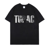 Aidase   2022 New 2pac Rap T Shirts print O-Neck Short Sleeve Regular Mens Top Quality Hip hop tShirt Tupac cotton black oversize t-shirt aidase-shop