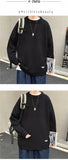 Aidase Men Large Size Sweaters Loose All-match High Quality Trendy Korean Style Solid S-3XL Leisure Pullovers 2021 Newest Young Student aidase-shop