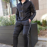 Sport Suit Men Hoodie and Sweatpant Casual Tracksuit Set  Male Running Sportswear Jogging Suits aidase-shop