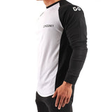 Gym T-shirt Men Bodybuilding Workout Long Sleeve T-shirt Man Casual Soft Cotton Tee-shirts Sport Undershirt aidase-shop