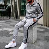 Sport Suit Men Hoodie and Sweatpant Casual Tracksuit Set  Male Running Sportswear Jogging Suits aidase-shop