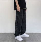 Aidase Hip Hop Oversized 3XL Jeans Mens Clothing Loose Chic Fashion Harajuku Korean Style Streetwear Handsome Leisure New Denim Simple aidase-shop