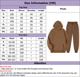 Aidase Men Women Casual Sweatshirt Suit Autumn Winter Solid Color Pullover and Long Pant 2-piece Set Men Slim Fleece Jogger Sports Suit aidase-shop