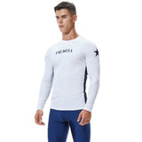 Surf Diving Shirt Men UPF 50+ Swim Sun Shirts Compression Tight T-shirt Man Long Sleeve Outdoor Sports Training Tee Shirt aidase-shop