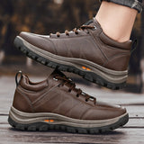 Aidase Winter Shoes for Men 2022 Leather Warm Thick Sole Shoes Safety Wear-Resistant Outdoor Sports Mens Casual Shoes Zapatillas Hombre aidase-shop