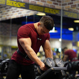 Aidase   2022 Brand Men T shirt bodybuilding fitness mens tops cotton leisure gyms singlets Cotton Short Sleeve tight fashion Tshirt aidase-shop