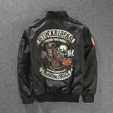 Stockriders Motorcycle Jackets Bomber Trench Men Baseball Skull Outerwear Men Pilot Windbreaker Thin Jackets Spring Autumn 2022 aidase-shop