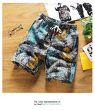 new fashion printed men cotton shorts men's casual shorts drawstring waist bermuda shorts S-4XL drop shipping ABZ262 aidase-shop