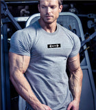 Aidase   2022 Brand Men T shirt bodybuilding fitness mens tops cotton leisure gyms singlets Cotton Short Sleeve tight fashion Tshirt aidase-shop