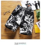 new fashion printed men cotton shorts men's casual shorts drawstring waist bermuda shorts S-4XL drop shipping ABZ262 aidase-shop