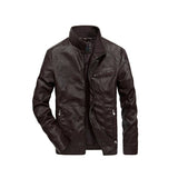 Men Motorcycle Leather Jackets 4XL 5XL Man Pu Streetwear Coat Mans Bomber Suits Windbreaker LBZ32 aidase-shop