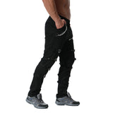 Top Quality Metal Decoration Zippers Cargo Pants Hip Hop Jogger High Street Sweatpants Drop Shipping ABZ183 aidase-shop