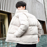 Aidase Men Winter Coat Oversize Parkas Harajuku Korean Style Male Warm Jackets Stand Collar Clothing aidase-shop