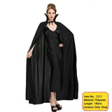 Aidase  Adult Holloween Costumes Vampire Capes Hooded Robes Halloween Cloak Full Length aidase-shop