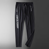 Gym Sweatpants Man Thin Fitness Trousers Slim Fit Quick Dry Running Long Pants Elastic Men Workout Pant aidase-shop