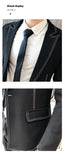 Aidase Spring New Suit Men Single Button Mens Slim Fit Suits with Pant Casual Stage Wedding Dress Belt Prom Tuxedo Costume Homme aidase-shop