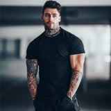 Aidase  Men Fashion Casual t shirt Gyms Fitness Bodybuilding T-shirts Male Cotton Slim Tees Tops Summer Crossfit Brand mens Clothing aidase-shop