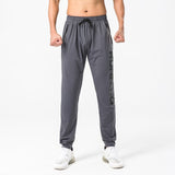 Gym Sweatpants Man Thin Fitness Trousers Slim Fit Quick Dry Running Long Pants Elastic Men Workout Pant aidase-shop