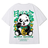 Aidase 2022 New Chinese Style Men T-Shirts Summer Lucky Panda Printed Short Sleeve T shirts Hip Hop Casual Tops Tees Streetwear aidase-shop