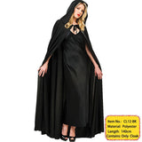 Aidase  Adult Holloween Costumes Vampire Capes Hooded Robes Halloween Cloak Full Length aidase-shop