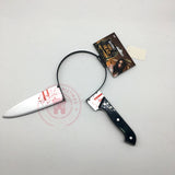 Aidase New Halloween Horror Wear Head Knife Scissors Syringe Terrorist Hairband Cosplay Fancy Dress Party Costume Trick Toy Spoof Props aidase-shop