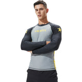 Surf Diving Shirt Men UPF 50+ Swim Sun Shirts Compression Tight T-shirt Man Long Sleeve Outdoor Sports Training Tee Shirt aidase-shop