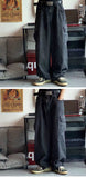 Aidase Baggy Jeans Trousers Male Denim Pants Black Wide Leg Pants Men's Jeans Loose Casual Korean Streetwear Hip Hop Harajuku aidase-shop