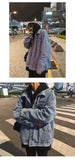 Aidase Spring Denim Jacket Men Korean Trend Tooling Loose Casual All-match Japanese Streetwear Men Bomber Jacket Couple Clothes aidase-shop