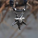 Aidase 316L Stainless Steel Cult Satan Pentagram Silver Color Necklace Pendant Accessory Fashion Men's Gothic Satanic Jewelry aidase-shop