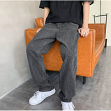 Aidase Hip Hop Oversized 3XL Jeans Mens Clothing Loose Chic Fashion Harajuku Korean Style Streetwear Handsome Leisure New Denim Simple aidase-shop