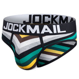 Aidase  Sexy Men Underwear Briefs Jockstrap Pouch Cuecas Cotton Stripe Panties Thongs Underpants Gay Slip Tanga Homme Srting Low waist aidase-shop