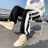 New Mens Streetwear Pants Casual Ankle Length Trousers Hip Hop Harajuku Sweatpants aidase-shop