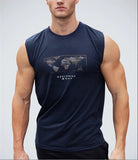 Summer Gyms Sleeveless t shirt Cotton casual Men Bodybuilding Fitness Mens fashion T Shirts Clothes Tees Tops ropa hombre aidase-shop