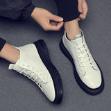 High-quality High-top Non-slip Wear-resistant Shoes Spring and Autumn New Mens Casual Shoes Non-slip Wear-resistant Sports Shoes aidase-shop