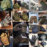 Tactical Gloves Camo Military Army Cycling Glove Sport Climbing Paintball Shooting Hunting Riding Ski Full Finger Mittens Men aidase-shop