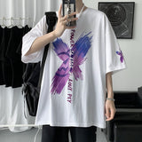 Men Summer Graffiti T Shirts Streetwear Oversize Casual Tshirt For Male  New Short Hip Hop Brand Sleeve Man Tees aidase-shop