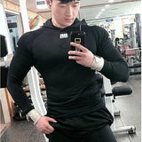 Gym Hoodies for Men Bodybuilding Hoodies Muscles Workout Sweatshirt Fitness Pullover aidase-shop