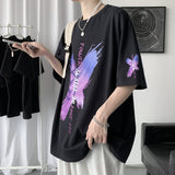 Men Summer Graffiti T Shirts Streetwear Oversize Casual Tshirt For Male  New Short Hip Hop Brand Sleeve Man Tees aidase-shop