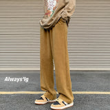 Spring Distressed Men Sweatpants Washed Loose Fashion Large Size Male Trousers Streetwear Y2K Hip Hop Man Casual Pants aidase-shop