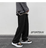 Spring Brown/Black Corduroy Pants Men Fashion Retro Casual Pants Men Streetwear Loose Hip Hop Straight Pants Mens Trousers M-2XL aidase-shop