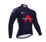 New men's racing long-sleeved cycling jersey suit, breathable mountain bike clothing, multiple styles aidase-shop