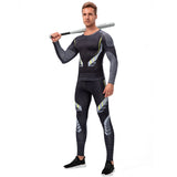 Compression Suit Men Running Fitness Training Tight Sportswear 2 Pieces  Quick-drying Track Suit aidase-shop