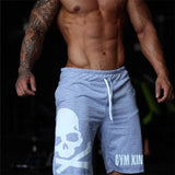 Mens gyms shorts Run jogging sports Fitness bodybuilding Sweatpants male workout training Brand Knee Length cottonshort pant aidase-shop