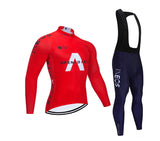 New men's racing long-sleeved cycling jersey suit, breathable mountain bike clothing, multiple styles aidase-shop