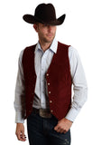 Aidase Men's Vest Cow Leather Western Denim Suit Vest Steampunk Style Waistcoat Summer Party S-XXXL aidase-shop